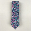 Chinese Supplier Your Own Brand Cotton Print Mens Floral Tie